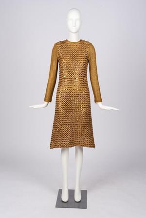 Sequin knit dress
