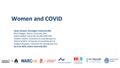 Presentation: Women and COVID