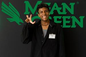 [Logan Ross at the University of North Texas Student Orientation 8]