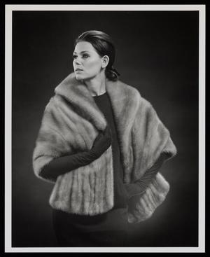 [A woman in gloves and a fur coat posing, 1]
