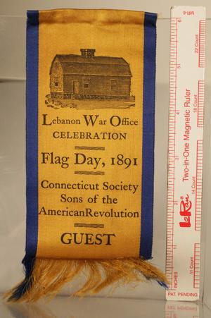 [Flag Day Ribbon, 1891]