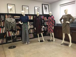 [Striped garments held in the TFC collection]