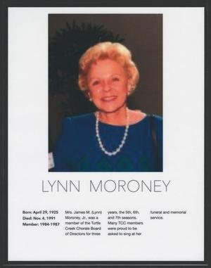 [Lynn Moroney Obituary]