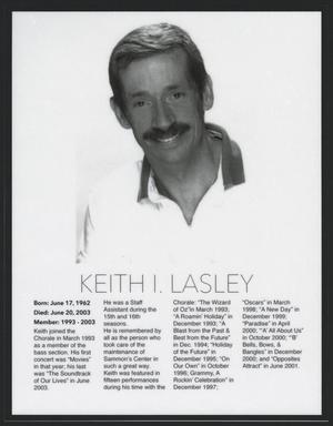 [Keith I. Lasley Obituary]