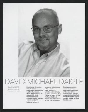 [Obituary for David Michael Daigle]