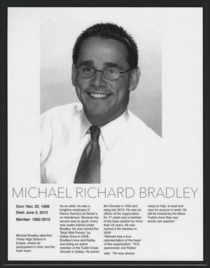 [Obituary for Michael Richard Bradley]
