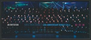 [An Invitation to the Turtle Creek Chorale's 40th Anniversary Benefit Gala]