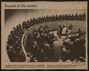 Primary view of object titled '[Turtle Creek Chorale: Sounds of the season]'.