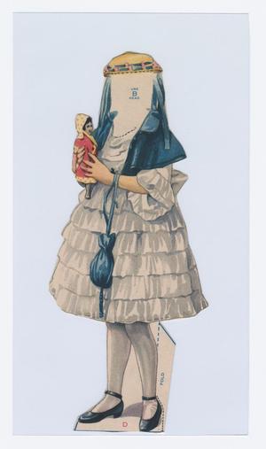 [Paper Doll White Dress with Doll]