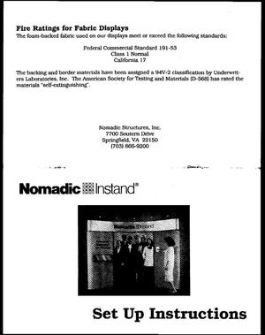 [Nomadic Structures Inc. Setup Manual and Purchase Records]