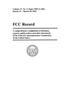 Thumbnail image of item number 1 in: 'FCC Record, Volume 37, No. 5, Pages 3502 to 4461 March 15 - March 30, 2022'.
