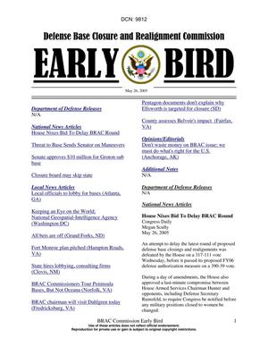 BRAC Early Bird 26 May 2005