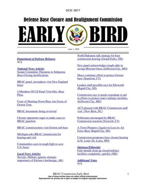 BRAC Early Bird 1 June 2005