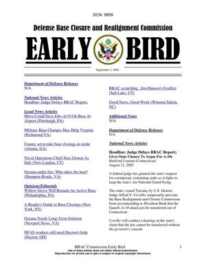 BRAC Early Bird 1 September 2005