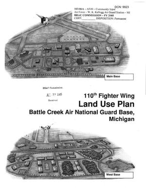 Community Input - 110th Fighter Wing Land Use Plan Battle Creak Air National Guard Base, Michigan