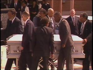 [News Clip: Laws Funeral]
