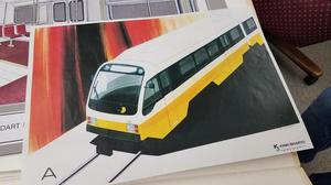 Primary view of object titled '[Ilustration of the DART monorail]'.
