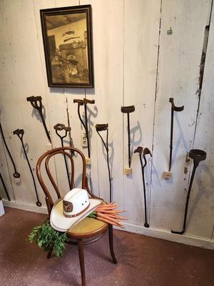 [Branding Irons on display along with a photo of a fiddler, 2]