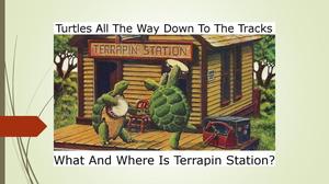 Primary view of object titled 'Turtles All The Way Down To The Tracks: What And Where Is Terrapin Station?'.