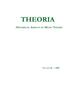 Primary view of Theoria, Volume 26, 2020