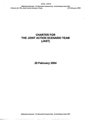 Charter for the Joint Action Scenario Team