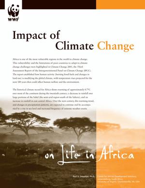 Impact of Climate Change on Life in Africa