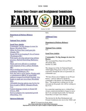 BRAC Early Bird 10 October 2005