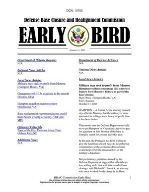 BRAC Early Bird 11 October 2005
