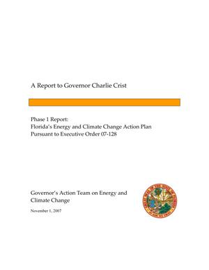 Primary view of object titled 'Florida’s Energy and Climate Change Action Plan: 2007'.