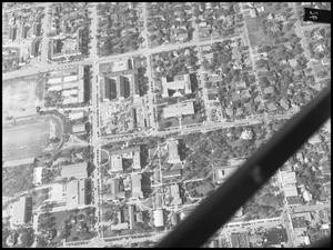 [Campus - Aerial - Ave. B in Center - 1948]