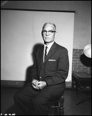 [Photograph of Dr. Jess Cearly Physical Education Director, May 16, 1962 #1]