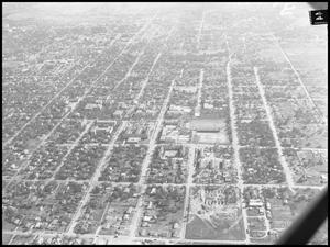 Primary view of [Aerial Photograph of Fout's Field, May 1948]
