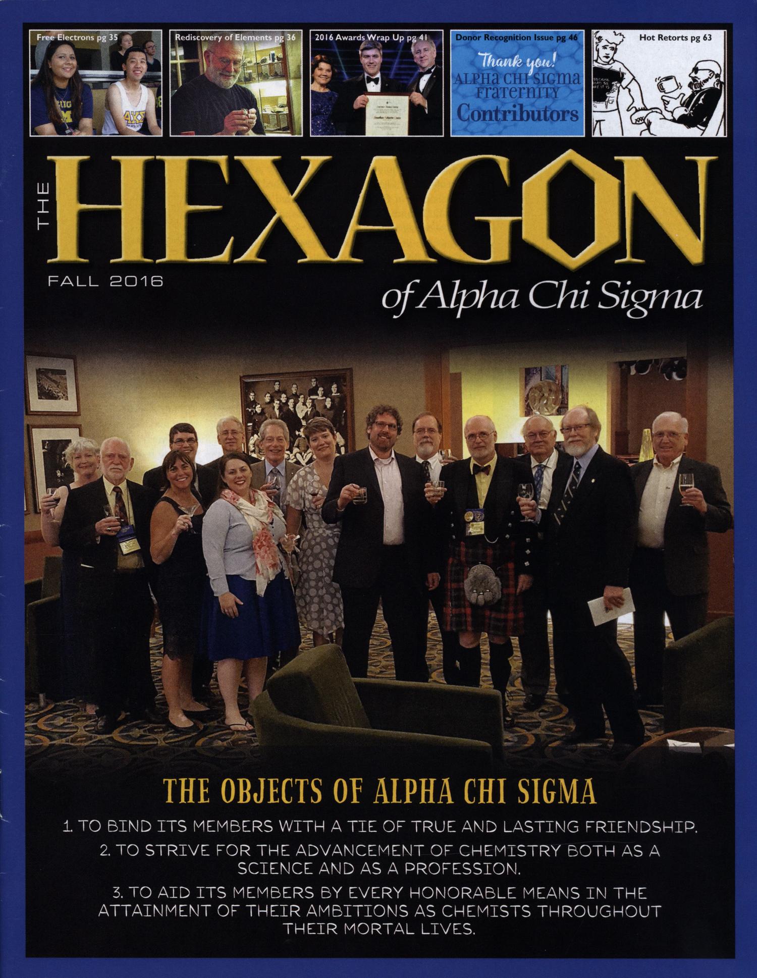 The Hexagon, Volume 107, Number 3, Fall 2016
                                                
                                                    Front Cover
                                                