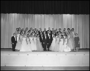 [A Capella Choir Posing for a Photograph, November, 1960]