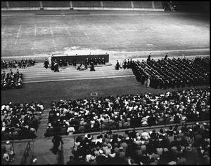 [Commencement - Fout's Field - Audience's Perspective - 1961]