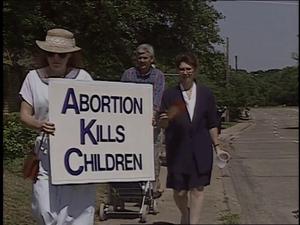 [News Clip: Abortion Protest]