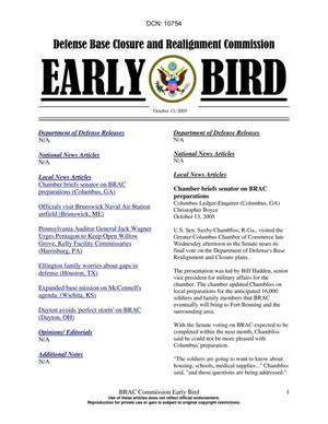 BRAC Early Bird 13 October 2005