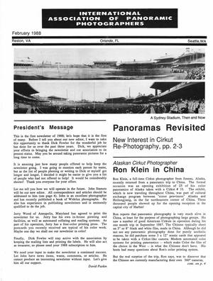 International Association of Panoramic Photographers [Newsletter], Volume [5], February 1988