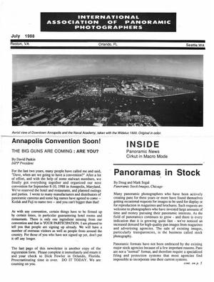 International Association of Panoramic Photographers [Newsletter], Volume [5], July 1988