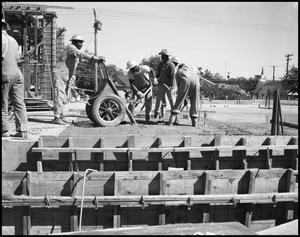 [Construction of Matthews Hall, 1959]