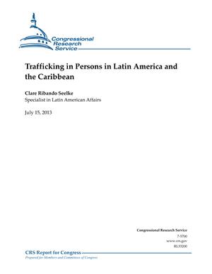 Primary view of object titled 'Trafficking in Persons in Latin America and the Caribbean'.