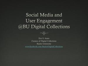 Social Media and User Engagement @BU Digital Collections
