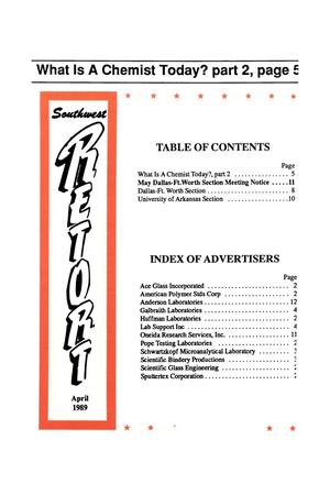 Southwest Retort, Volume 42, Number 4, April 1989