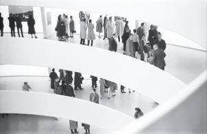 [A view above guests at the Guggenheim, 1]