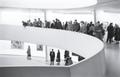 Photograph: [A crowded balcony at the Guggenheim]