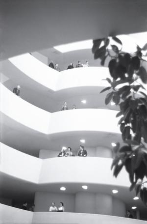 [A view of guests at the Guggenheim, 18]