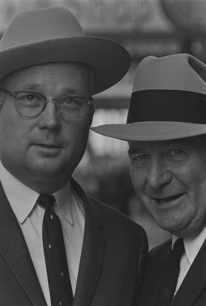 [Close-up of two men in suits and hats, 2]