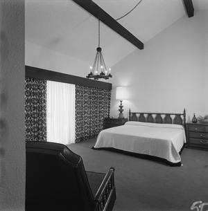 [A bedroom with a chandelier, 3]