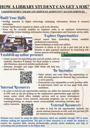 Primary view of How A Library Student Can Get A Job?