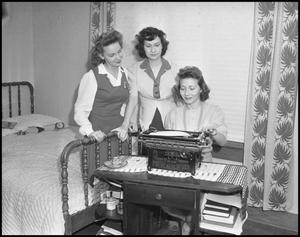 [Three Women with Typewriter]